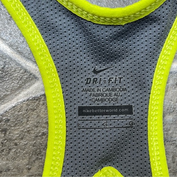 Nike Dri-Fit Racerback Tank Top with Shelf Bra - Picture 5 of 12